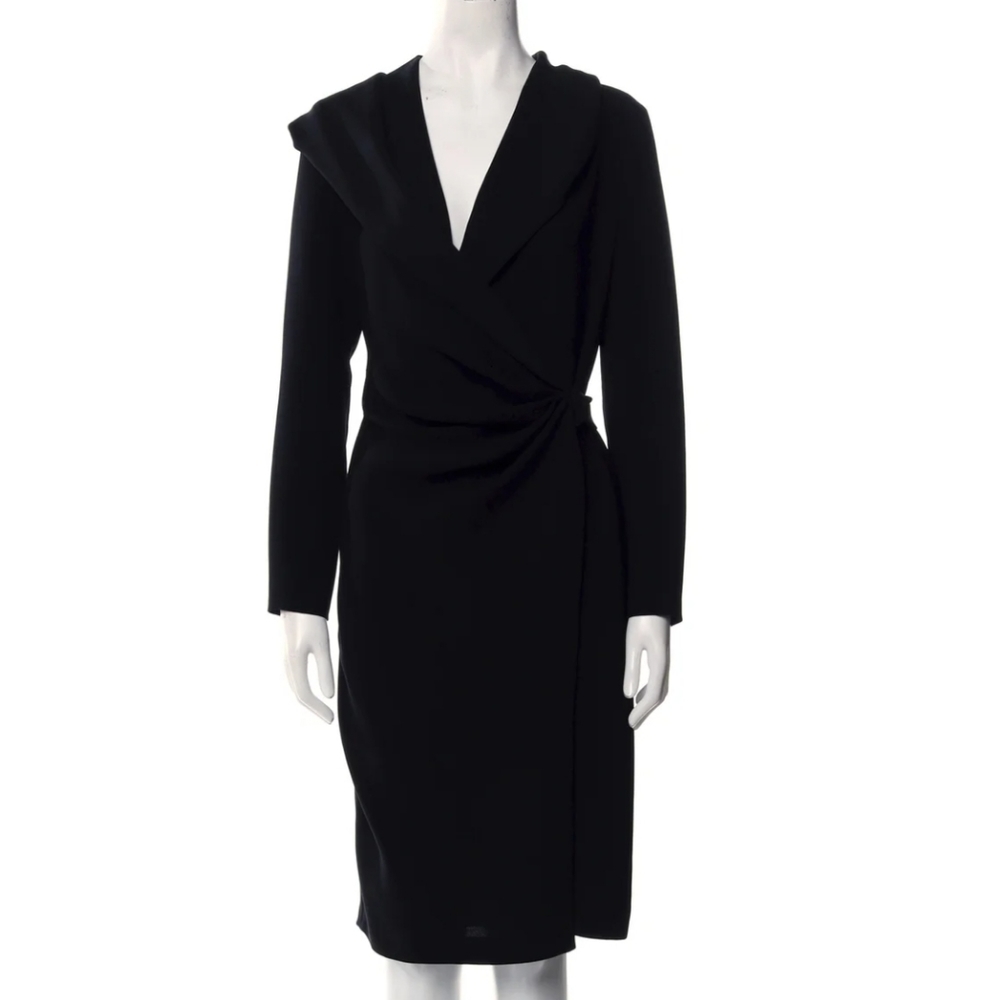 Max Mara V-neck Wrap Dress
